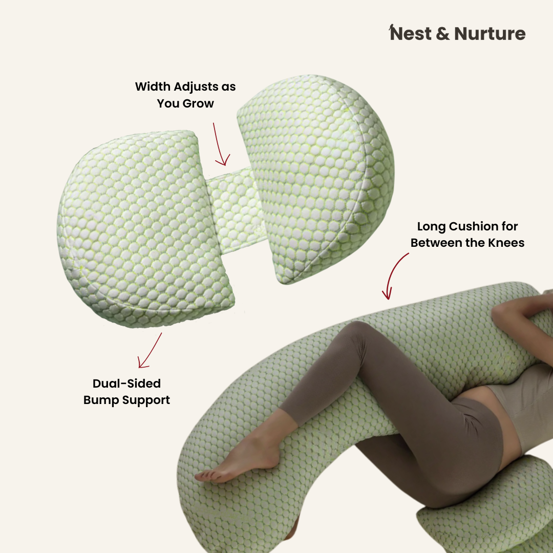 Nest & Nurture 3-in-1 Pregnancy Pillow