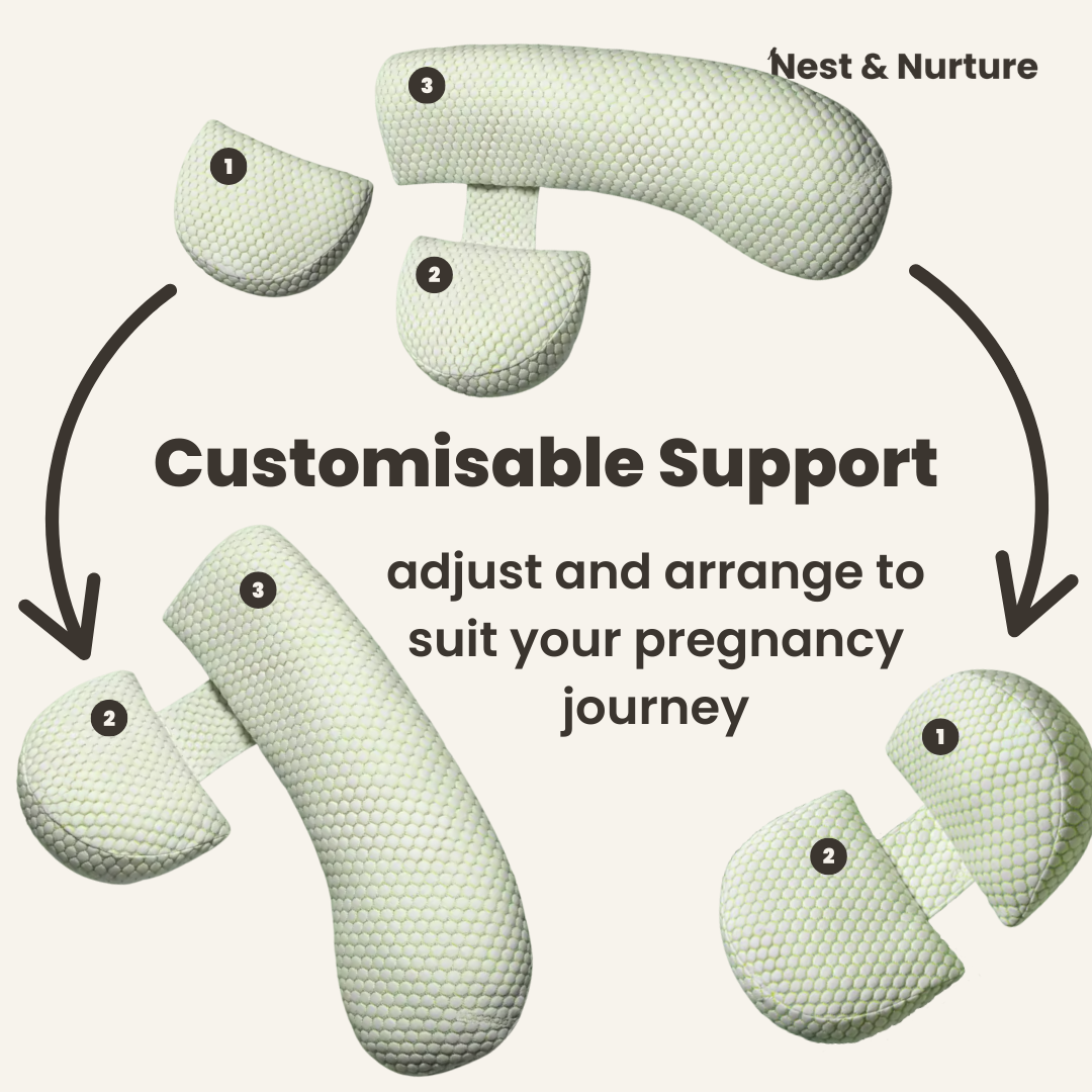 Nest & Nurture 3-in-1 Pregnancy Pillow